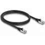 Võrgukaabel DeLOCK RJ45 Cat.6A 1m Must