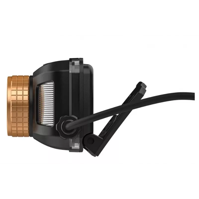 Pealamp Duracell DH1500R — must/oranž, laetav käed-vabad valgus
