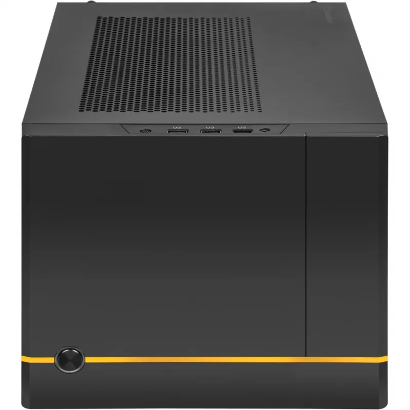 SilverStone SUGO SG14B - torn - Mini-DTX - ilma toiteallikata (ATX / PS/2) - must - USB/Audio (SST-SG14B)