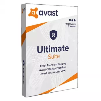 Avast Ultimate võti – 10 seadet, 3 aastat (Global)