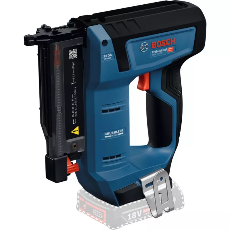 Battery-Holznagler GNH 18V-35 Professional solo, 18Volt (sinine/must, ilma aku ja laadijata, L-BOXX-is)