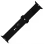 Silikoonrihma komplekt FIXED FIXSST2-434-BK Apple Watch 42/44/45mm — must fikseeritud sportdisain