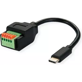 ROLINE kaabel-Adapter Type C ST - Push- Terminal Block - Adapter - digitaalne/andmed (12.02.1173)