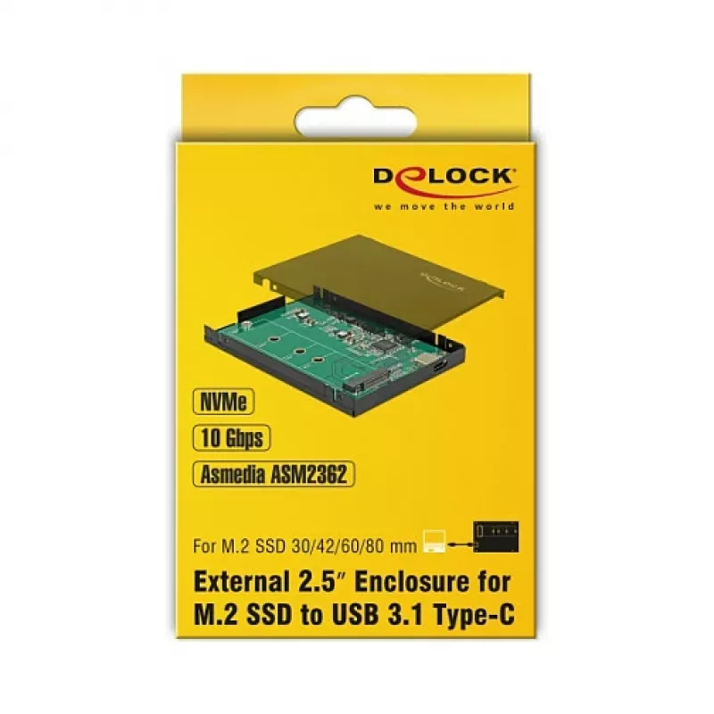 SSD-korpus DeLOCK 42609 Must M.2
