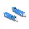 DeLOCK kiudoptiline hübriidadapter SC Simplex isane LC Simplex emasele sinine