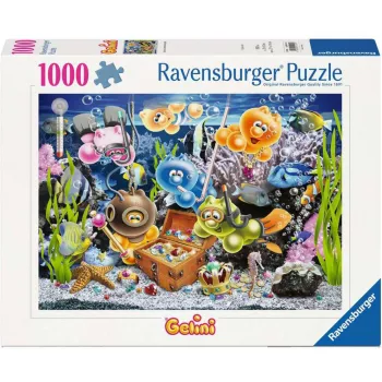 Pusle Ravensburger 12001427 — 1000 tükki, multikad, soovitatav vanus 14+
