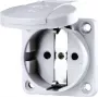 MENNEKES SCHUKO-Paneelikinnitusega pistikupesa 16A 11030 Hall 2P+E 230V 11030 (11030.)