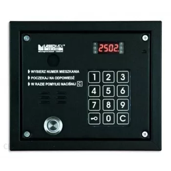 Audiopaneel Laskomex CP-2503TP Dallase võtmelugejaga, must
