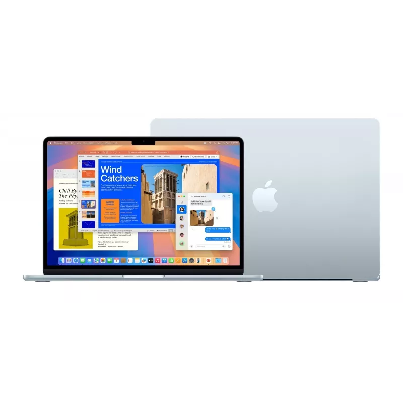 Apple MacBook Air 13-tolline: M4 kiip 10-tuumalise protsessori ja 8-tuumalise GPU-ga, 16 GB, 256 GB SSD – taevassinine