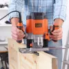Ruuter/trimmer Must & Decker KW1200EKA-QS — kompaktne ruuter reguleeritavate sügavusseadetega, ergonoomiline disain