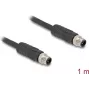 DeLOCK sensori/ajami kaabel 1 m RST M12 Must 80514