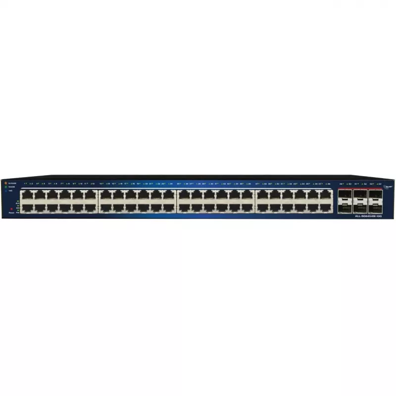 Etherneti kommutaator ALLNET ALL-SG8454M-10G – hallatav 48+6 pordiga Gigabit, 10G üleslinkidega