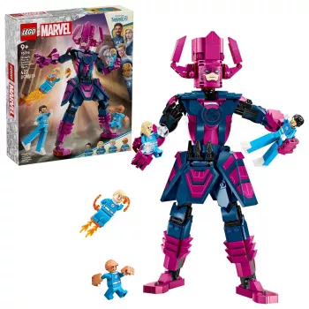 LEGO ehituskomplekt Marvel Super Heroes 76316 — Fantastiline Nelik: Galactuse minifiguuride komplekt, 427 osa, 4 minifiguuri, vanus 9+