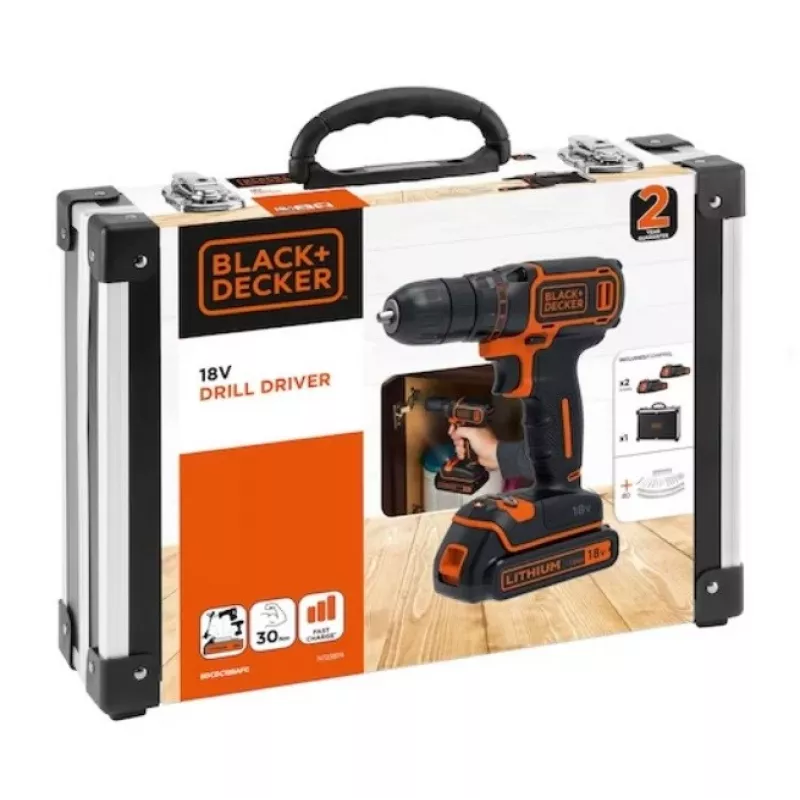 Must+DECKER 18V puur-/kruvikeeraja BDCDC18BAFC-QW