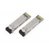 SFP WDM moodulipaar Extralink 1,25G 1310/1550nm single‑mode 3km LC DOM