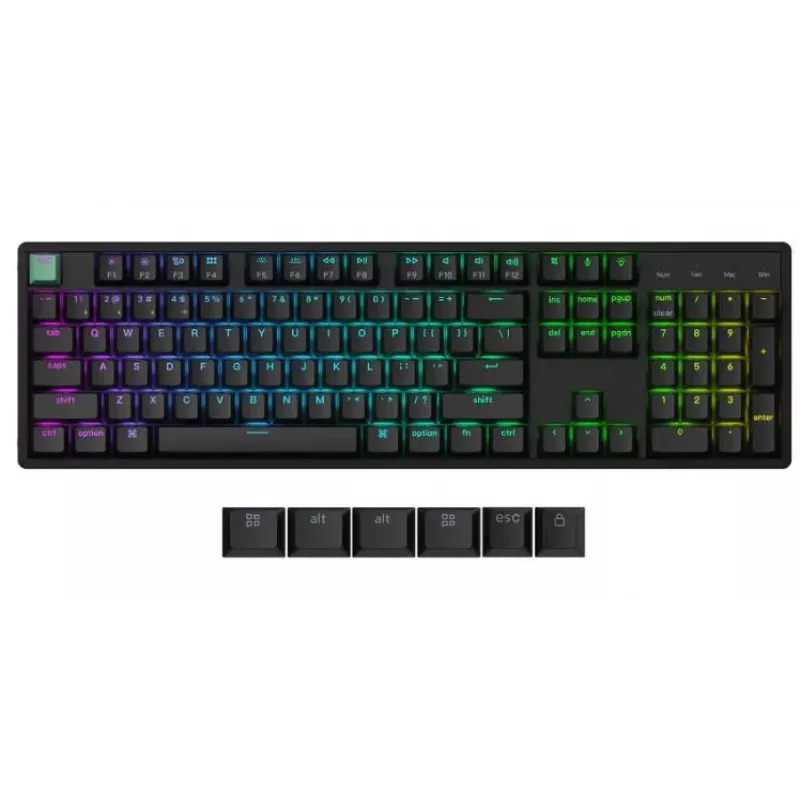 Klaviatuur Wrl K10 HE/Must K10H-J1 Keychron