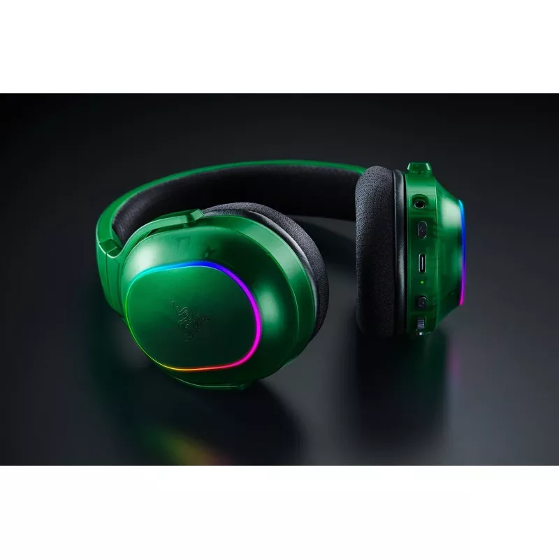 Razer Barracuda X Chroma juhtmevaba mängukõrvaklapp peavõruga, Bluetooth, roheline