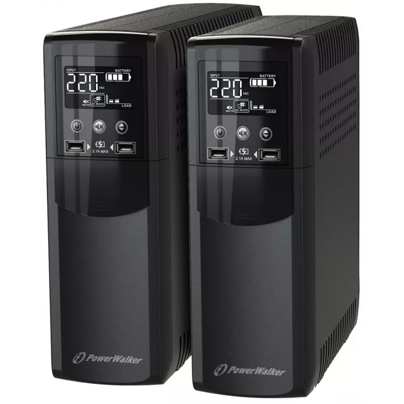 PowerWalker VI 800 CSW IEC katkematu toiteallikas (UPS) Liin-interaktiivne 0,8 kVA 480 W 8 vahelduvvoolupistikupesa