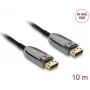 DELOCK Active Optical kaabel DisplayPort 2.1 8K 60 Hz 40 Gbps 10 m