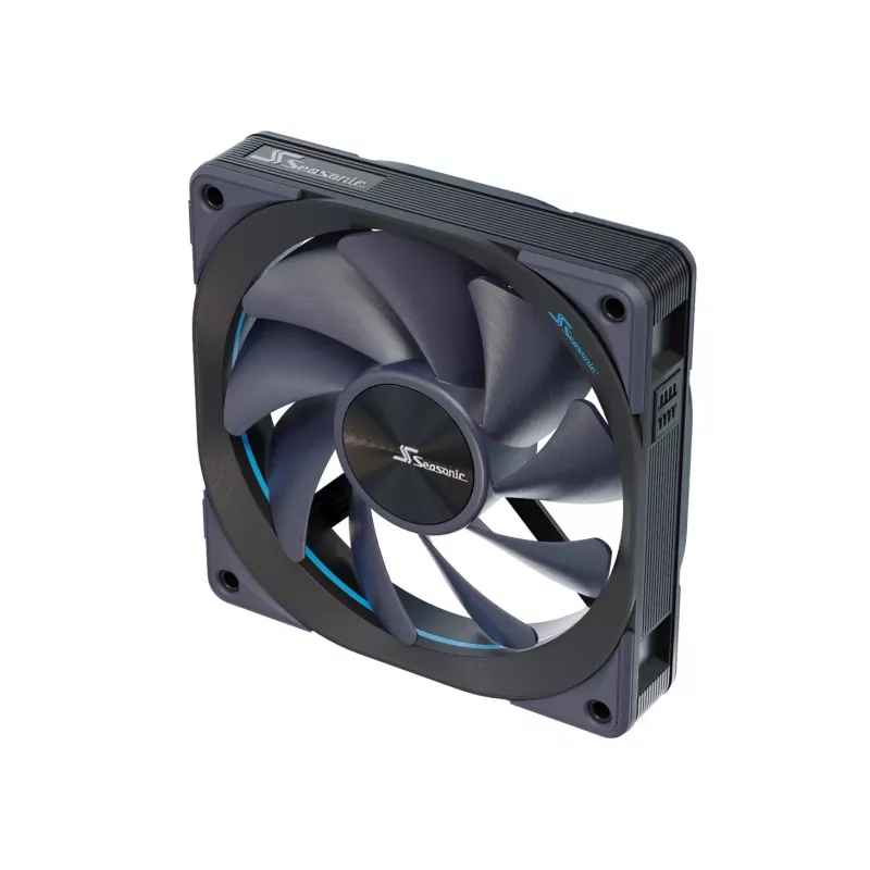 Seasonic MagFlow 1-Fan Kit arvuti korpuse ventilaator 12 cm must 1 tk