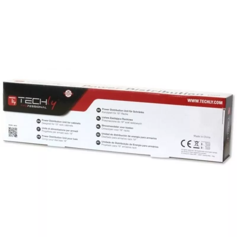 Techly 19-tolline rack PDU toitejaotusliist (023783)