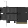 PCIe adapterkaart icybox MB312M4P-B — 2× M.2 NVMe PCIe 4.0 x8 (bifurkatsioon)
