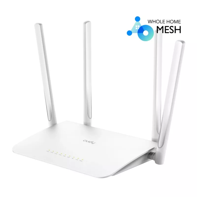 Cudy WR1300 juhtmevaba ruuter Gigabit Ethernet kaheriba (2,4 GHz / 5 GHz) Valge