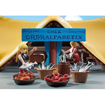 Playmobil 71266 Asterix: majake, kus elavad Kaligula ja tema naine Bakteria, kogumisfiguurid Asterixi kollektsionääridele ja fännidele, lõbus ja loominguline rollimäng