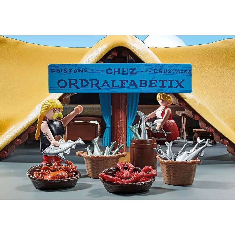 Playmobil 71266 Asterix: majake, kus elavad Kaligula ja tema naine Bakteria, kogumisfiguurid Asterixi kollektsionääridele ja fännidele, lõbus ja loominguline rollimäng