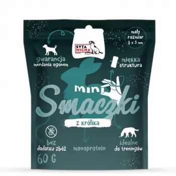 SYTA MICHA Mini maiused küülikuga - maius koertele - 60 g