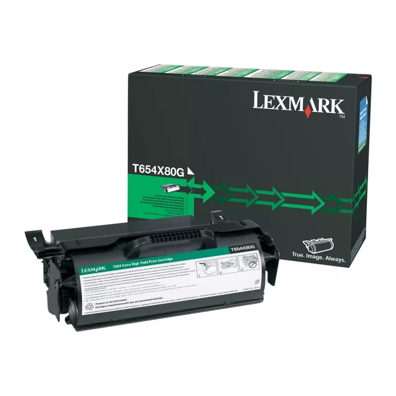 Tonerikassett Lexmark T654X80G 36K PGS Must