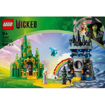 LEGO ehituskomplekt Wicked 75689 — Smaragdlinna ja Kiamo Ko lossi mängukomplekt