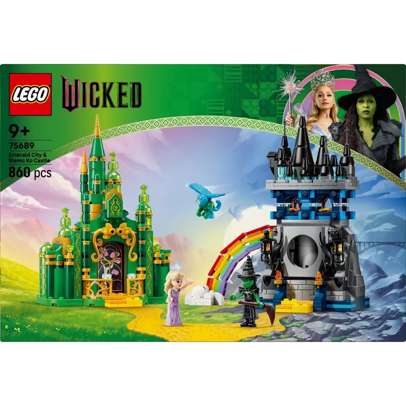 LEGO ehituskomplekt Wicked 75689 — Smaragdlinna ja Kiamo Ko lossi mängukomplekt