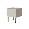 Cama Öökapp, 2 tk, FELLINI, 40x41x60, kašmiir + õlitatud tammest pealisplaat