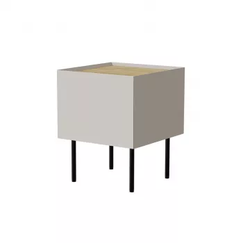Cama Öökapp, 2 tk, FELLINI, 40x41x60, kašmiir + õlitatud tammest pealisplaat