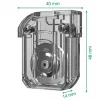 Leitz Straight Cut Blade Precision Office Trimmerile, 15 lehte, Plast, Teras, Hall, 14 mm, 40 mm, 48 mm