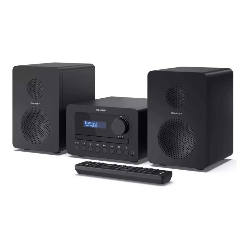 Sharp TOKYO FM Hi-Fi Mikrosüsteem | XL-B514(BK) | AUX-sisend | Bluetooth | CD-mängija | FM-raadio