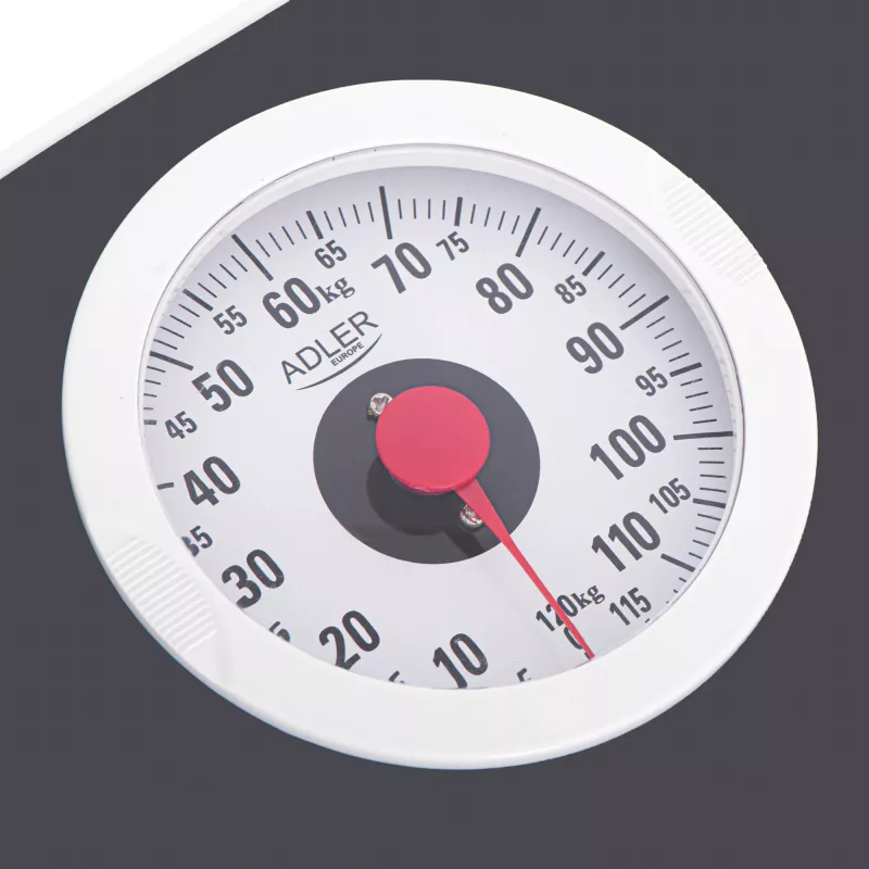 Mehaaniline vannitoakaal Adler AD 8178 — max 120 kg, täpsus 1 kg, must