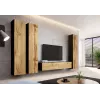 Cama suletud Kapp VIGO '180' 180/40/30 must/wotani tamm