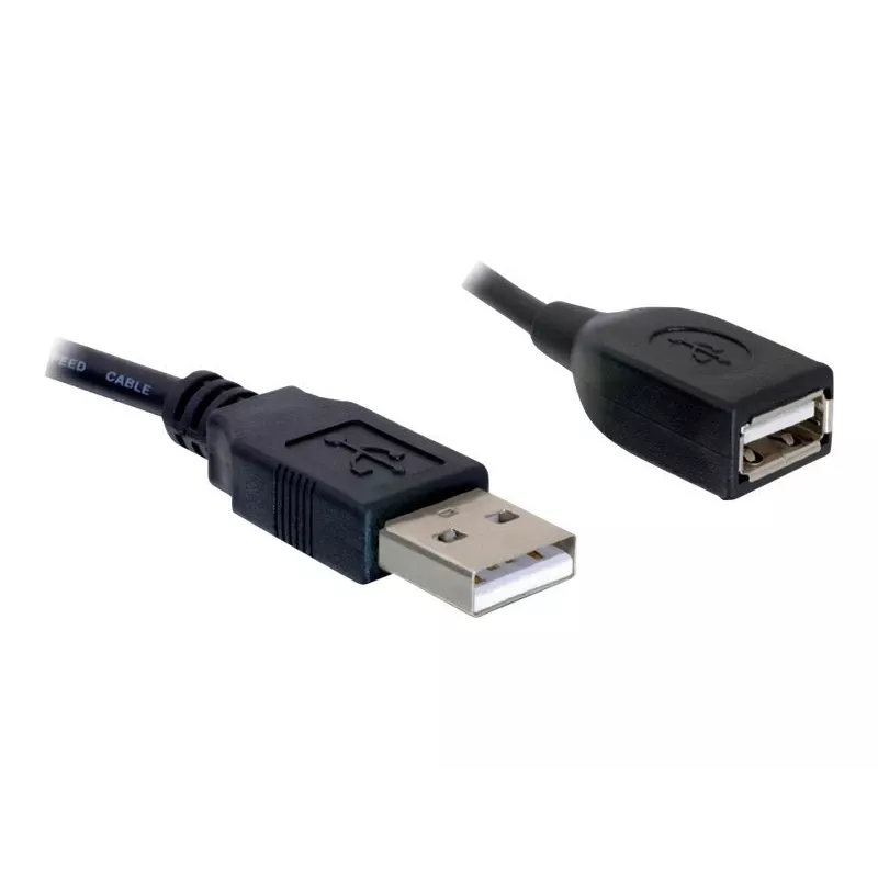 USB 2.0 pikenduskaabel DeLOCK 82457 0,15 m must