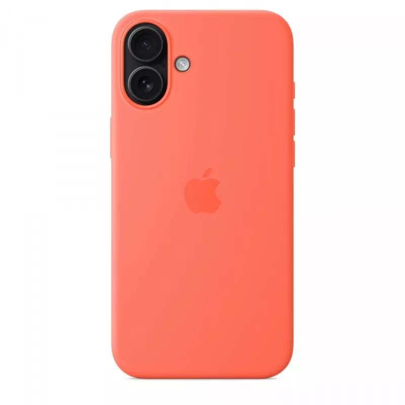 iPhone 16 Plus silikoonümbris MagSafe'iga - Tangerine