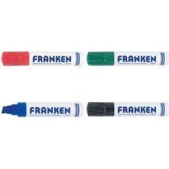 Valge tahvli marker Franken Z1910 01 — punane, täidetav, peitliots 4–12 mm