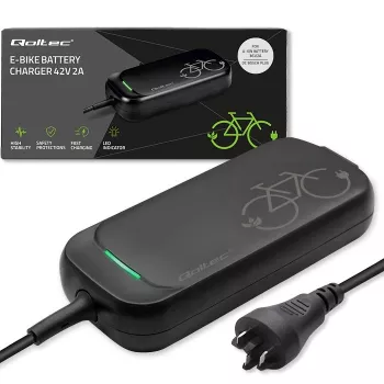 Laadija QOLTEC e-rattale Bosch 50762 36V/42V 2A