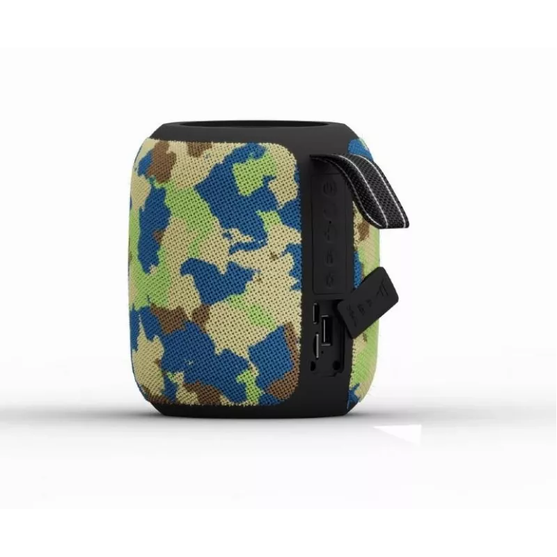 Kantav kõlar|GEMBIRD|Camouflage|kantav/juhtmeta|Bluetooth|SPK-BT-LED-05-CM