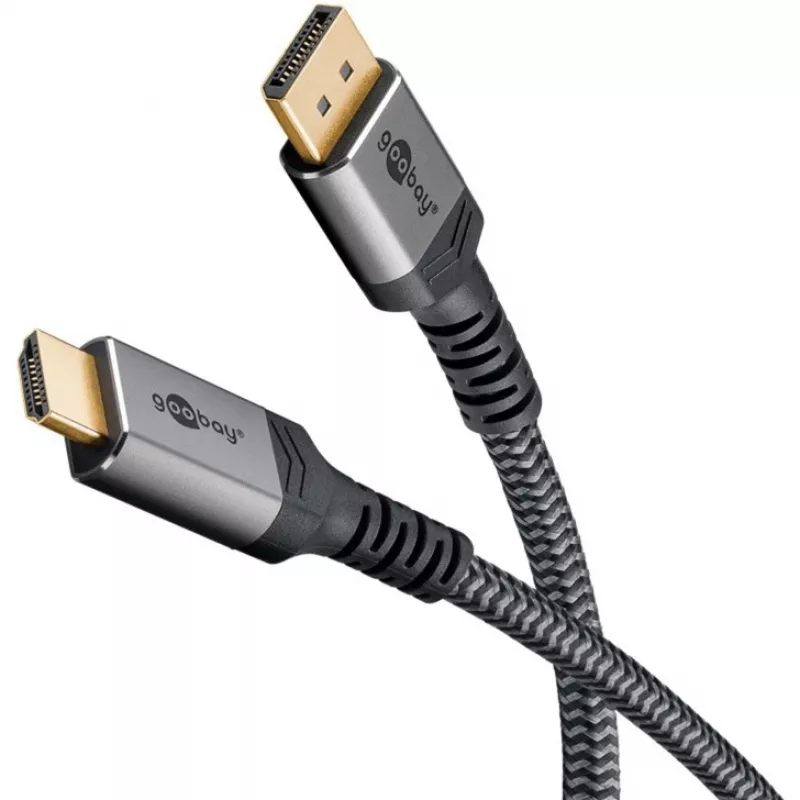 Goobay 65269 Videokaabli-adapter 2 m DisplayPort HDMI Hall (65269)