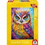 1000-osaline pusle Schmidt Spiele 59782 — Öökull papagoikleidis, pusle, 1000 tükki