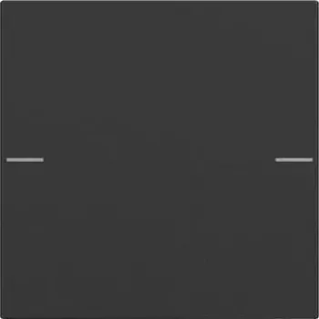 Gira klahvistik 1-suunaline puuteandur 4 Must matt 5751005 (5751005)