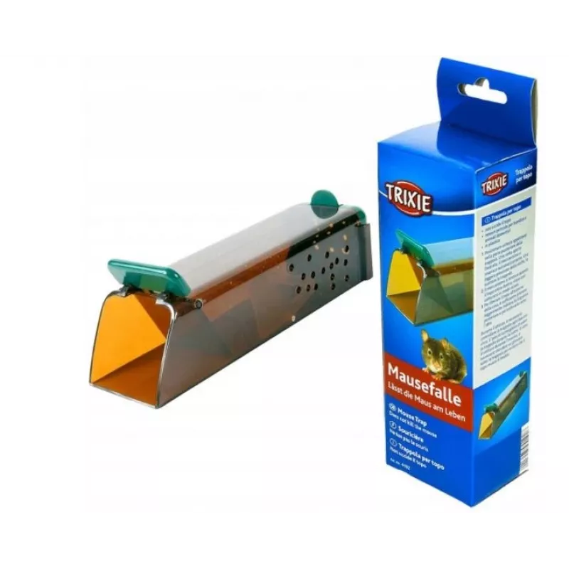 Humaanne eluspüünis hiirelõks Trixie TX-4192, tehnopolümeerist korpus, 60×45×170 mm, korduvkasutatav