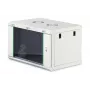 Seinale kinnitatav 19-tolline püstikkapp DIGITUS Dynamic‑N DN-37100, 7U, 600x450 mm (LxS), IP20, helehall, monteerimata