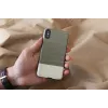 nutitelefoni ümbris man and wood for iPhone X/XS — must, kaitsev tagaümbrise